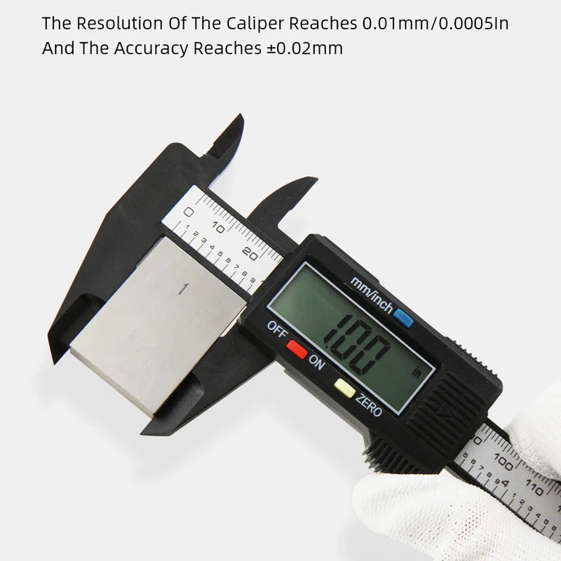 Plastic Caliper Pachometer Digital Caliper Electronic Ruler Vernier Digital Caliber Measuring Tool Digital Calibrator Micrometer